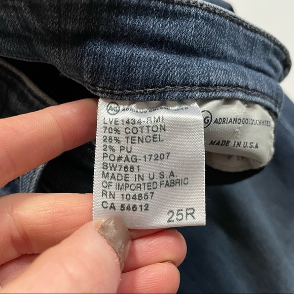 AG Adriano Goldschmied The Prima Mid-Rise Cigarette Jean Designer Slim Fit 25 - Picture 4 of 7
